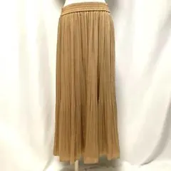 LOWRYS FARM ベージュ プリーツスカート