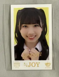 天野香乃愛　直筆　チェキ ≒JOY ニアジョイ 天野香乃愛 チェキ 緑衣装 直筆 ≒JOY