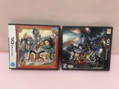 3ds dsソフト三国志大戦 & モンスターハンターxx セット