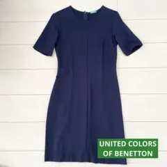 【UNITED COLORS OF BENETTON】タイトワンピ　ポンチ生地のサムネイル