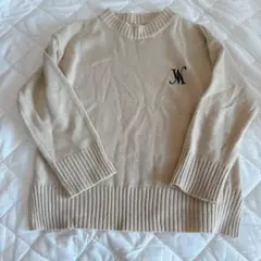 ベージュ ニットセーター Sサイズ