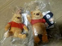 お値下げ中！限定　おひさまマーケット　くまのプーさん　マスコット　2個セット