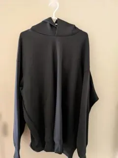 UNIQLO：C　ユニクロ　スウェットオーバーサイズプルパーカ　黒　 XXL