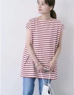 ジャーナルスタンダードボーダーフレンチTシャツのサムネイル