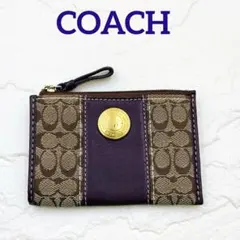 COACH ❤️ コーチ✨コインケース パスケース　シグネチャー レザー