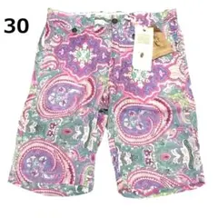 新品 GANESH ガネーシュ リネン ショートパンツ ショーツ 30のサムネイル