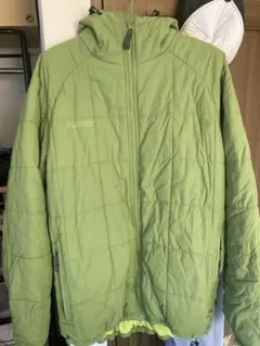Columbia コロンビア 中綿 パファージャケット フーディー グリーン M 