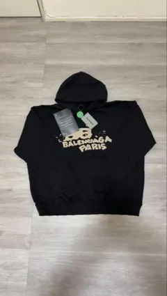 BALENCIAGA Hand Drawn BB Icon Hoodie