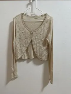 美品　アクシーズファーム　カーディガン　M