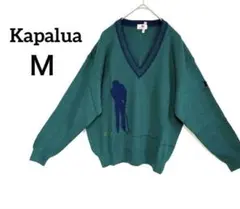 個性的セーターM ウール100