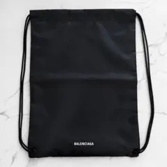 未使用品 バレンシアガ ドローストリング バッグ ナップサック ブラックのサムネイル