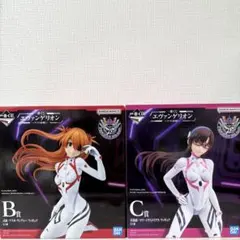 エヴァンゲリオン ヤマト作戦 一番くじ アスカ マリ フィギュア