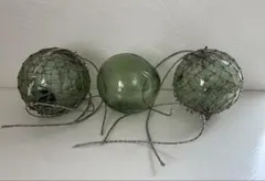 ガラス浮き玉　約12cm 3個セット