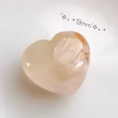 桜瑪瑙ハート　天然石　パワーストーン①