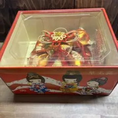 七五三 結び帯 赤 花柄　3歳用