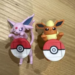 ポケモン 一番くじ 街歩きちらりんフレンズ ブースター　エーフィ２個セット