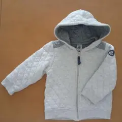 Petit Bateau キルティングパーカー 18m