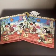 東京ディズニーリゾート お正月 2024 巾着 きんちゃく 辰年 2個セット