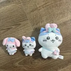 ちいかわ サンリオコラボ ハチワレ マイメロディ マスコット