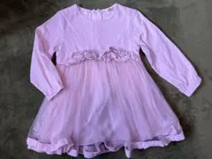 ピンク　ワンピース　レース　130cm