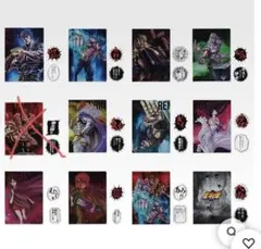 一番くじ 北斗の拳 -F賞 強敵クリアファイル＆ステッカーコンプリート