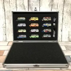 バスミニカー12台セット アルミケース付き