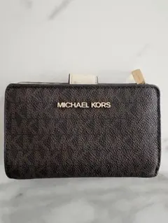 MICHAEL KORS 二つ折り財布 ブラウン/ベージュ