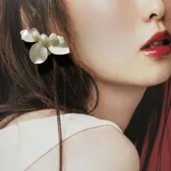 5日間限定セール　ブライダル　シルバー　淡水パール　イヤリング　ピアス