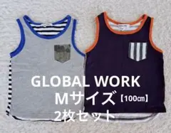 GLOBALWORK グローバルワーク　タンクトップ　ボーダー　100㎝　セットのサムネイル