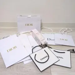 DiorとChanelのショップ袋セット