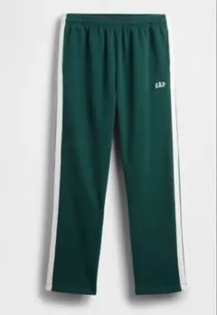 GAP 裏起毛トラックパンツxs 試着のみ グリーン スウェット2025秋冬