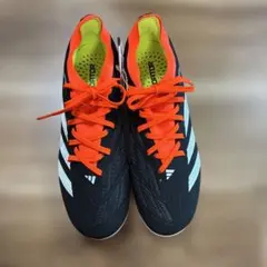 adidas サッカーシューズ ブラック/オレンジ　箱無しのサムネイル