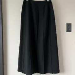 コムサイズム ロングスカート タック入り Aライン フレア 上品 オフィス L