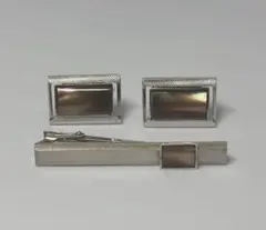 SUNEAGLE ネクタイピン　K10 anzj サンイーグル SUN EAGLE カフス ネクタイピン セット K10WG