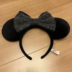 ディズニー ミニーマウス カチューシャ ラインストーン