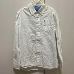 TOMMY HILFIGER 白 長袖シャツ S/P (6-7)