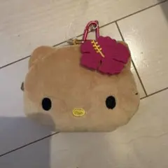 ハローキティ ケータイぬいぐるみポーチ ハイビスカス SWEET付録
