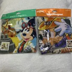 ディズニーランド、ディズニーシー　ウォッシュタオル2枚
