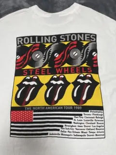 【USA製】89年 Rolling Stones ツアーT Brockum L