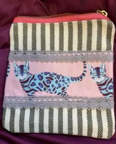 ♡16㎝ファスナーポーチ♡ハンドメイド アレキサンダーヘンリー - メルカリ