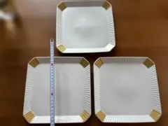 長方形プレート 3枚セット ゴールドアクセント 大皿のサムネイル