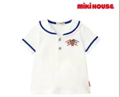 ミキハウス　ミキハウスベア セーラーカラー半袖Tシャツ　110センチ