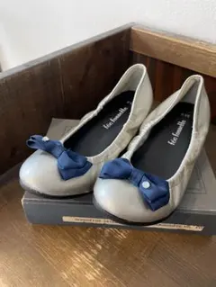 fee fossette フェフォセット　シルバー　キッズ　フォーマル靴