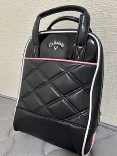 Callaway ゴルフシューズケース バッグ ブラック キルティングのサムネイル