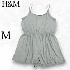 H&M カーキ オールインワン ロンパース Mのサムネイル