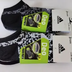 adidas ソックス24センチ〜26センチ３足組✕２点新品のサムネイル