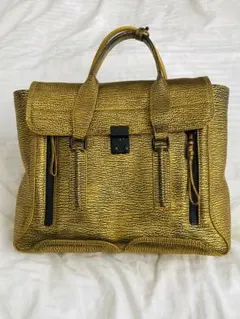 【3.1 Phillip Lim】イエローゴールドバッグ　大きめsize 2026年最新】3.1 Phillip Lim カラー：ゴールド系 ハンドバッグの人気