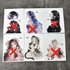 cotton melodyさん　人物ステッカー　バラ売り可