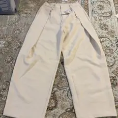 Alma Design ワイドパンツ アイボリー M