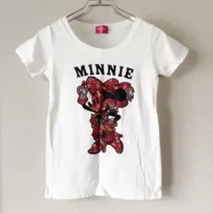 東京ディズニーリゾート ミニーマウス ペイズリー柄 Tシャツ 白 Sのサムネイル